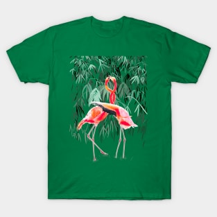 Flamingos couple T-Shirt